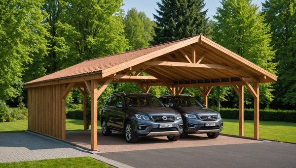 Les carports en bois : protection moderne pour votre véhicule